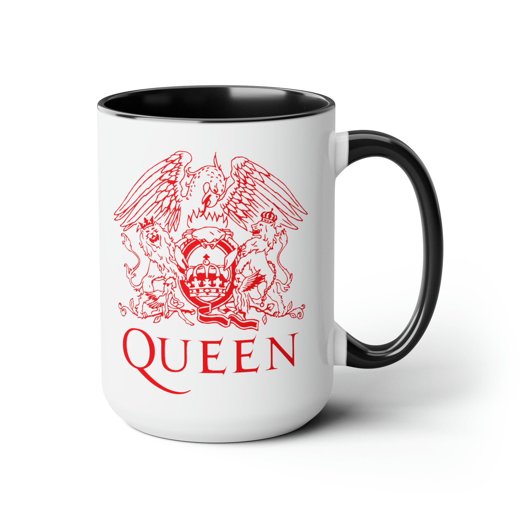 Queen band coffee mug, Freddie Mercury mug, Bohemian Rhapsody concert tour gift