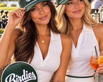 Birdies Golf Embroidered hat, women's golfing league matching hats, gift golf lovers, tournament outfit, golfer accessories, fairways cap
