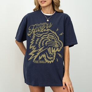 thumbnail image 2 of Vintage Distressed Bayside Tigers Womens Graphic Tee – 100% Cotton Crewneck T-Shirt 2 of 3