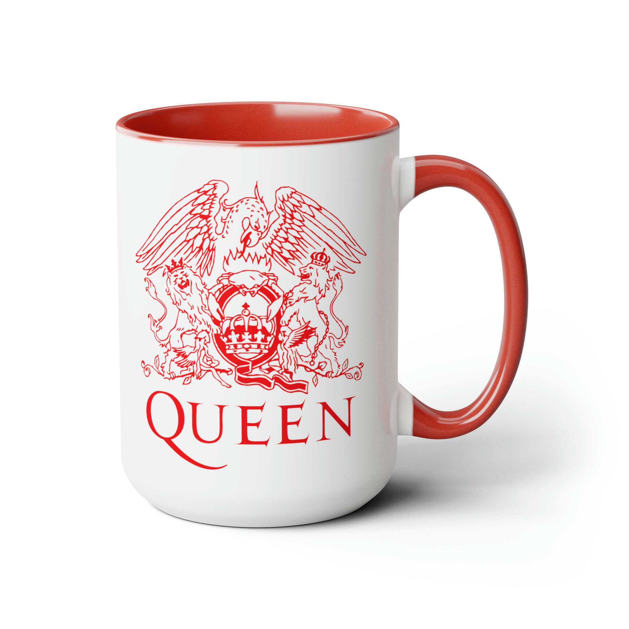 Queen band coffee mug, Freddie Mercury mug, Bohemian Rhapsody concert tour gift