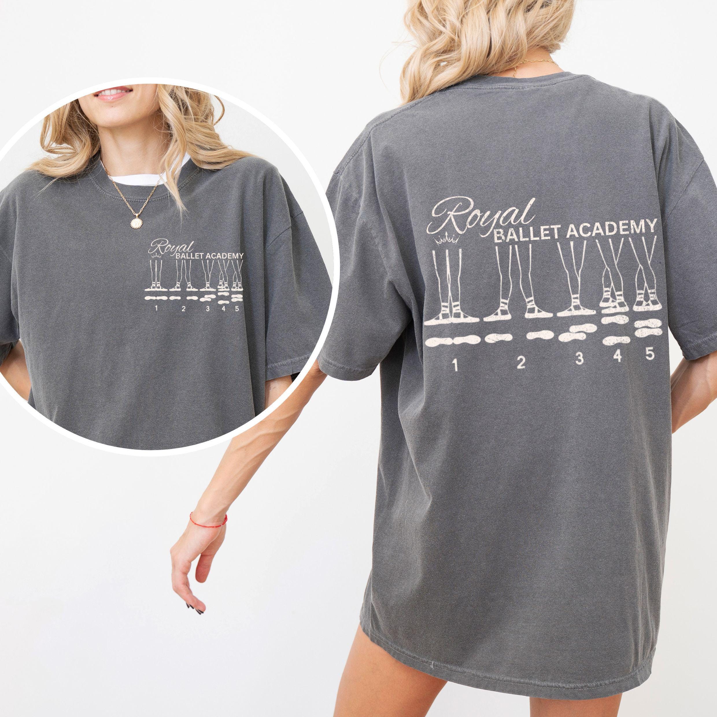 Royal Ballet Academy Tshirt, Vintage Wash Ballerina Tee