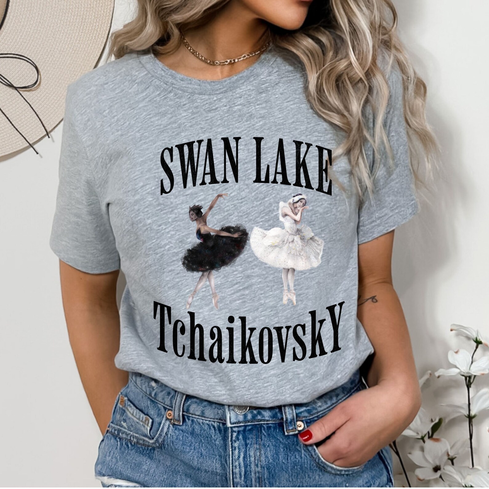 Merde Ballet Swan Lake Ballet Tee, Classical Ballerina Tshirt, Ballet Dancer Gift ...