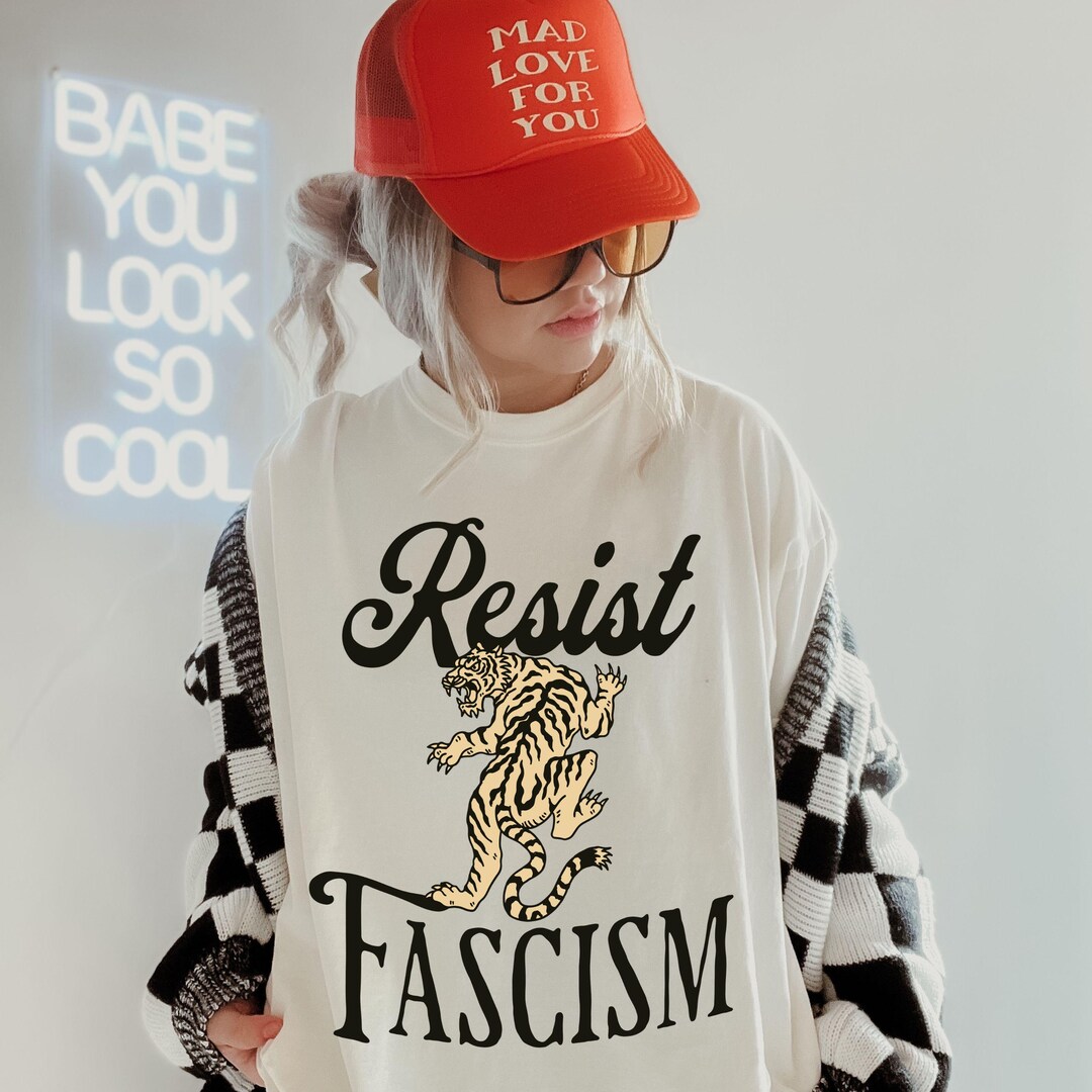 Resist Fascism Graphic Tee, Vive La Resistance Shirt, Leftist Gift ...