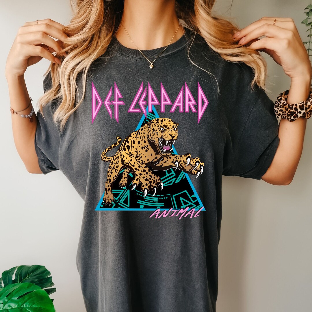 Retro Def Leppard Tshirt, Animal Album Lover Shirt, Nostalgic Rock Band ...
