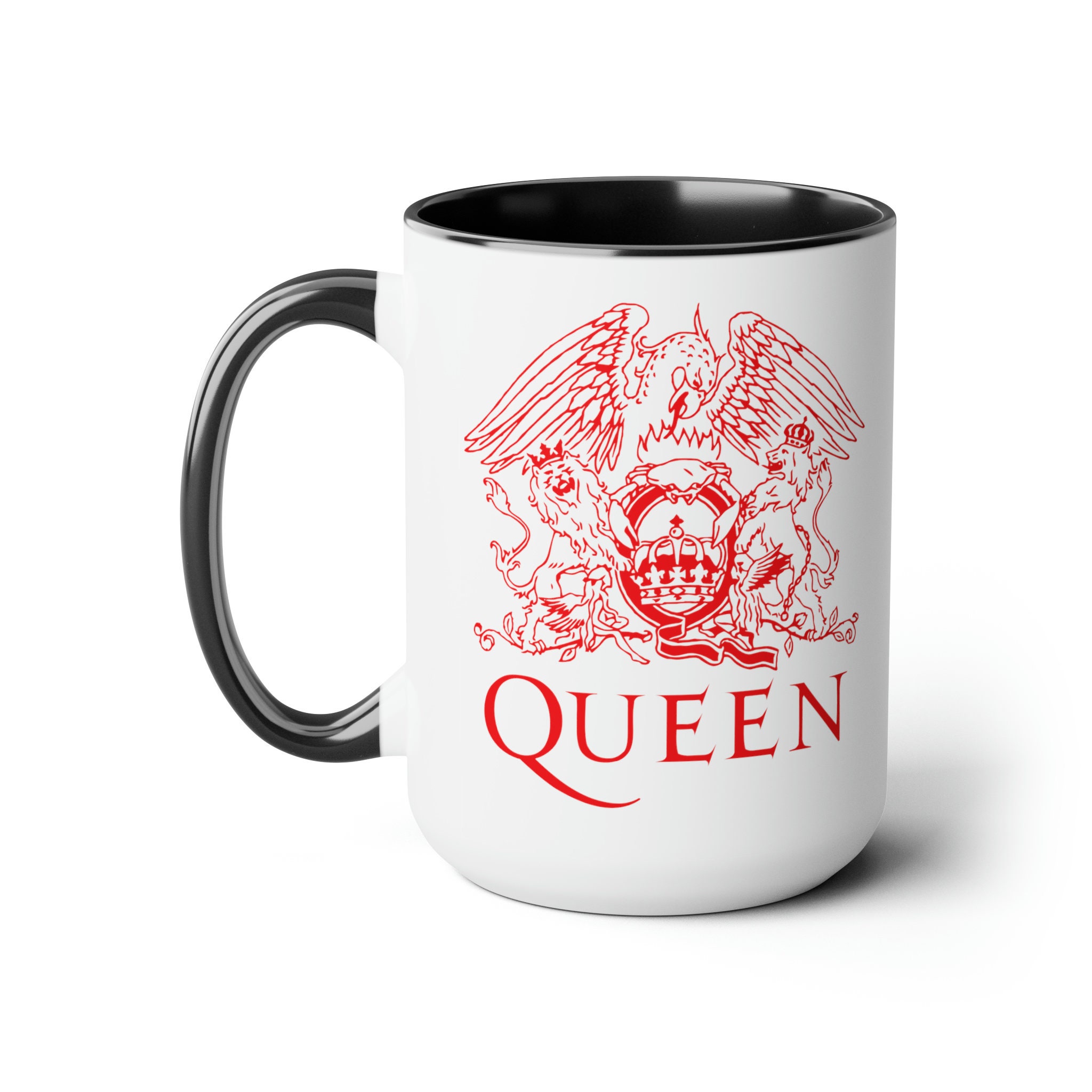 Queen band coffee mug, Freddie Mercury mug, Bohemian Rhapsody concert tour gift