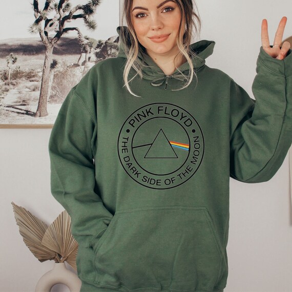 Retro Pink Floyd Hooded Sweatshirt Nostalgic Rock Band Hoodie Classic Rock and Roll Band Clothing Dark Side of the Moon Gift Etsy UK