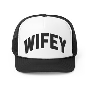 Wifey trucker hat, wife baseball cap, honeymoon gift, wedding gift, bachelorette gift, gift for wife, engagement gift, in my wife era hat