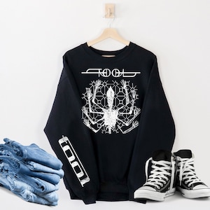 Tool band logo sleeve print sweatshirt, grunge band tool sober fan gift, tool band shirt, schism fan gift, tool band clothing, tool tour