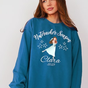 Nutcracker Clara sweatshirt, Nutcracker ballet shirt, Nutcracker season apparel, trendy ballerina gift, balletcore clothing, nutcracker lead