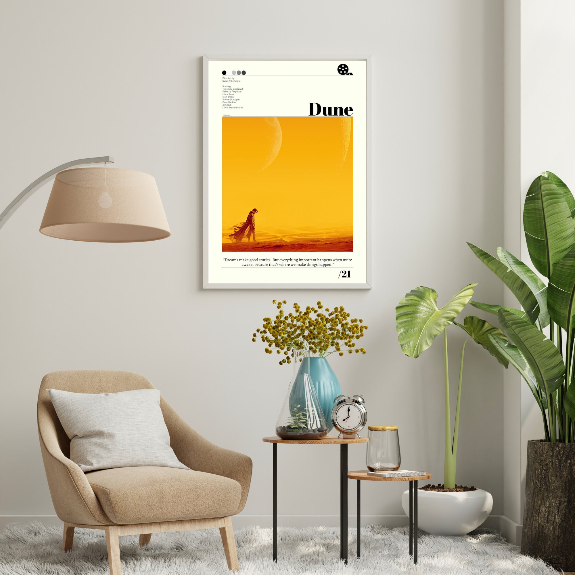 Dune Digital Printable Poster - Classic Movie Art, Minimalist Film ...
