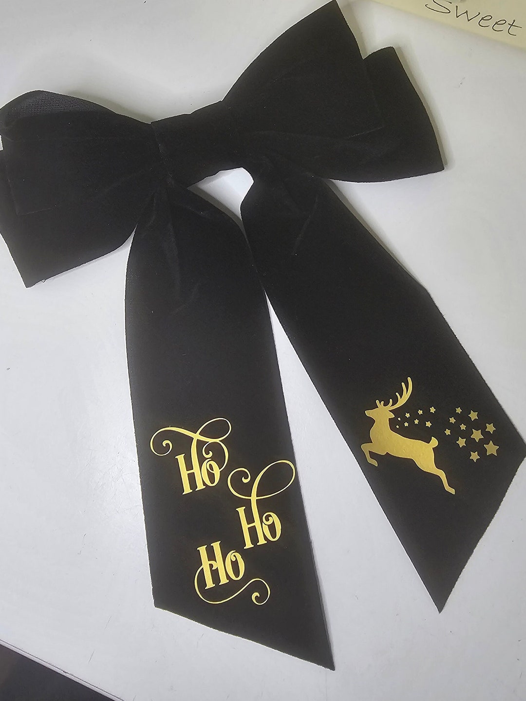 Large Christmas Bow - Etsy