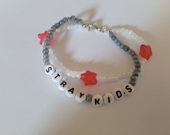 Stray Kids Bracelet for K Pop Fans Handmade