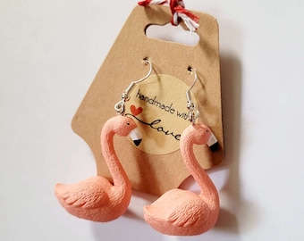 Earrings Drop Earrings Flamingo Summer Gift Party Garden Beach Holiday Vacation Jewelry Fashion Accessories