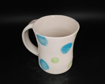 Hand-thrown ceramic mug