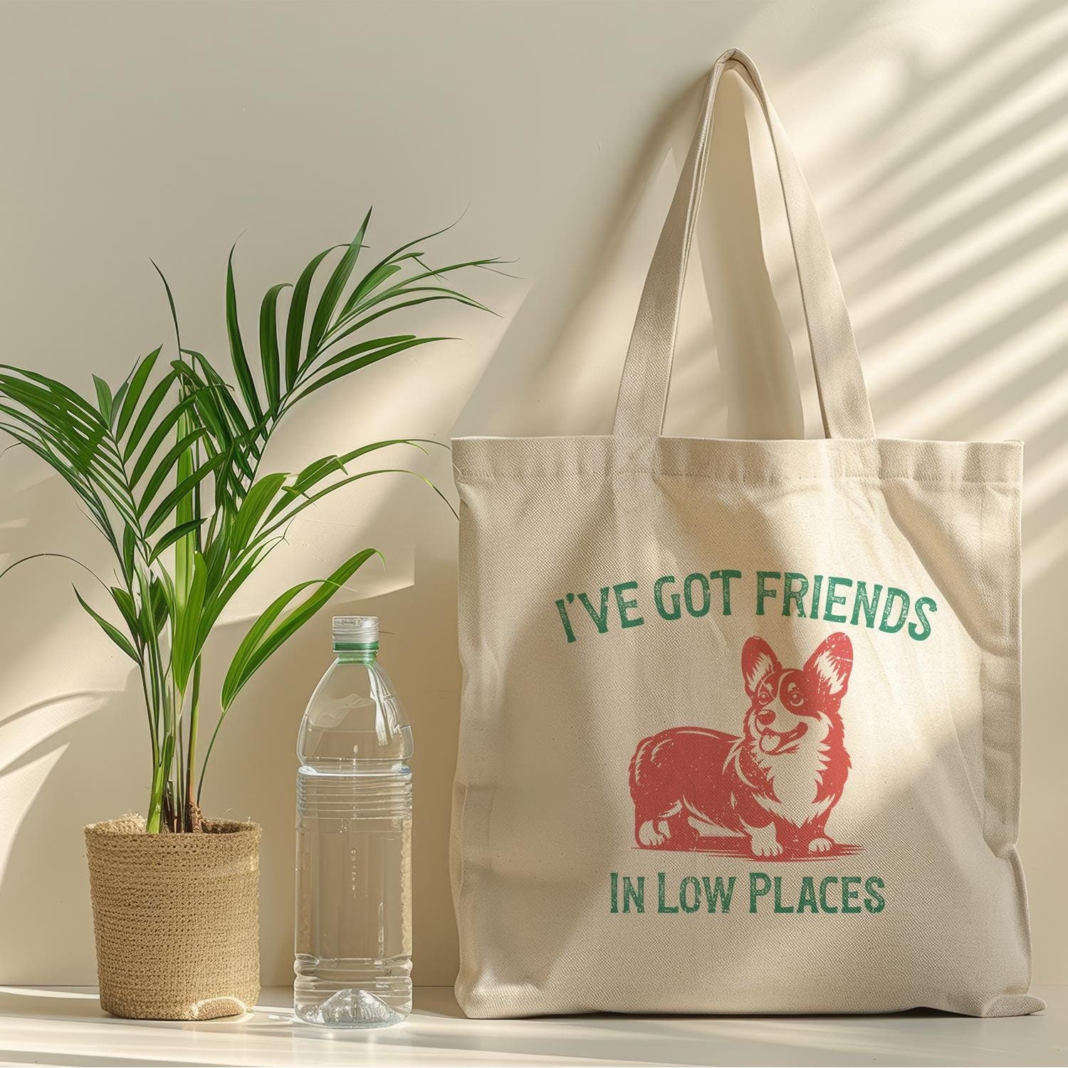40 Retro Tote Bags: The Ultimate Fashion Accessory 11 Funny Tote Bag Gift For Corgi Dog Lover, Retro Vintage Cotton Bag…