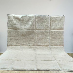 AMAZING MOROCCAN EXCELLENT Rug - Beni Ourain rug - Authentic Morroccan Berber Rug - Bohemian rug for living room.