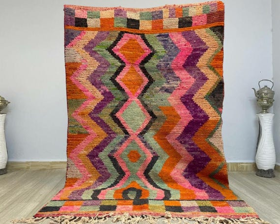 Custom Morrocan Rug, Handmade Moroccan Rug, Beni Ourain Rug, Moroccan Berber Rug, Moroccan Rug, Moroccan Rug 8x10, Morocco Area Rug, Teppich