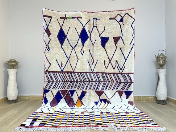 Scandinavian Nordic Decor Bohemian Inspired Rug Hand Woven Wool Flatweave