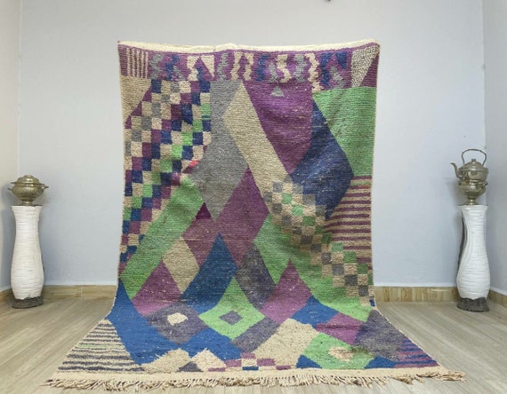Scandinavian Nordic Decor Bohemian Inspired Rug Hand Woven Wool Flatweave