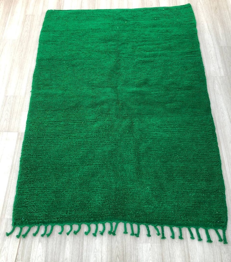 Handmade Moroccan Green Rugs Big Green Rug Amazing Green Etsy