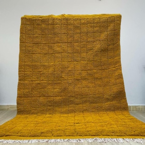 Moroccan terracotta rug - Terracotta solid rug - Wool berber rug - Custom rug - Handmade rug - Rustic orange rug - Moroccan carpet rug