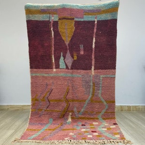 Beni ourain rug, Authentic Moroccan rug, Berber carpet, Genuine Wool rug, Handmade rug, Beni ourain style, Area rug, Tapis berbere, Teppich