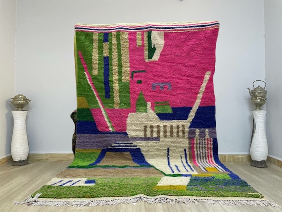 Boujaad Rug Custom: Unleash Elegance with Handmade Moroccan Rugs – Perfect Gifts for Any Room, Mom and Girls