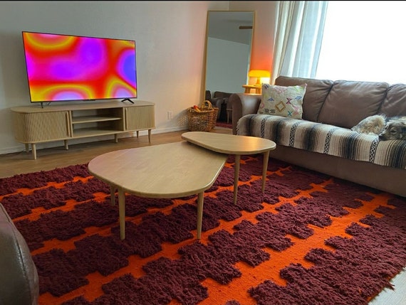 Moroccan Rug , Rug for living room , Handmade area rug , Wool Beni Ourain Rug , Colorful berber Rug , Custom Area Rug 8x10