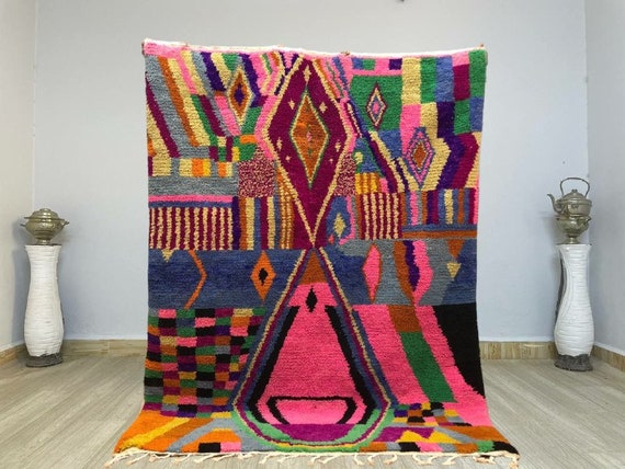 Ruggable Moroccan Pink rug, Ruggable Rugs, Tumble Rugs | Home Depot Carpet Alternatives & Custom Rugs