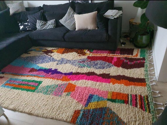 Handmade Rug, Pink Moroccan Rug, Custom Rug, Pink Wool Rug, Wool Moroccan Rug, made Moroccan Rug,Rugs pink, Beni Ourain Rug, BENI OURAIN RUG