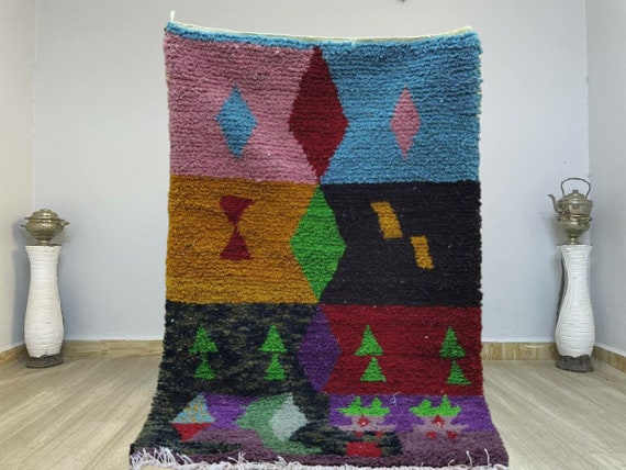 Scandinavian Nordic Decor Bohemian Inspired Rug Hand Woven Wool Flatweave