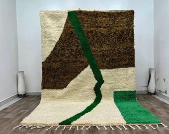 Custom Moroccan Wool Rug: Handwoven Berber Area Rug