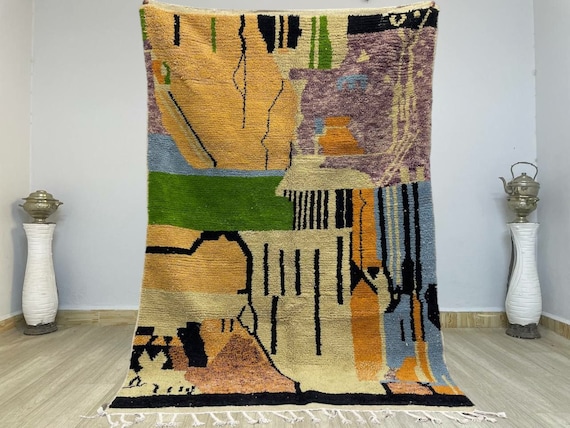 Soft Cosy Cream Moroccan Berber Area Rug Large Living Room Mat Long Hallway Runner Rug Beige Black Aztec Geometric Rugs