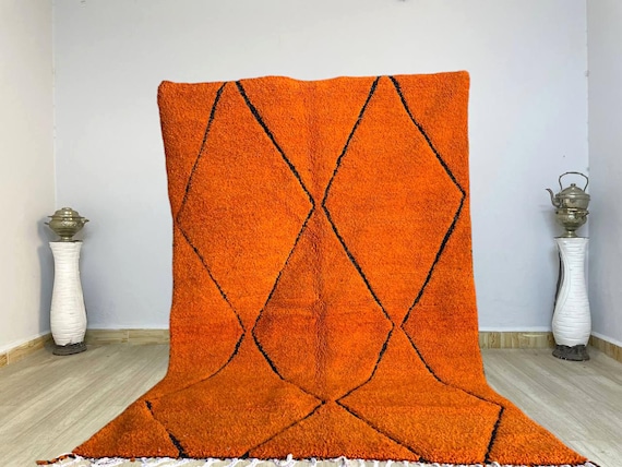 Moroccan Rug , Rug for living room , Handmade area rug , Wool Beni Ourain Rug , Colorful berber Rug , Custom Area Rug 8x10
