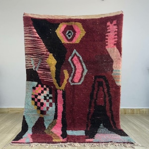AMAZING Moroccan Brown Rug for living room, berber rug, teppich Moroccan, Brown rugs, morrocan rug, large rug, abstract rug, living room rug
