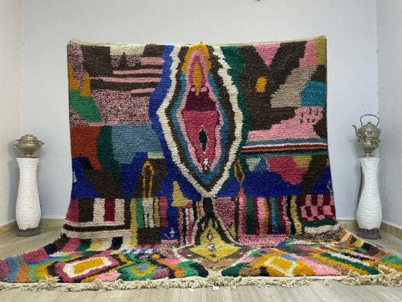 Scandinavian Nordic Decor Bohemian Inspired Rug Hand Woven Wool Flatweave