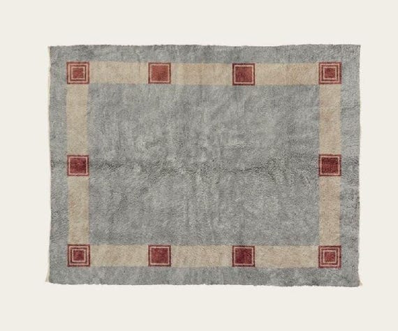 Moroccan rug beni ourain berber rug for living room 12x14