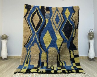 Custom Tufted Wool Rug: Personalized Moroccan Style Area Rug