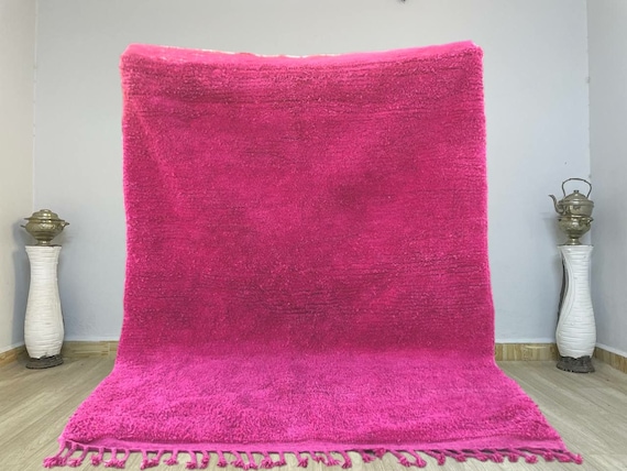 Handmade Rug Pink, Pink Moroccan Rug, Custom Rug, Pink Wool Rug, Wool Moroccan Rug, made Moroccan Rug,Rugs pink, Beni Ourain Rug