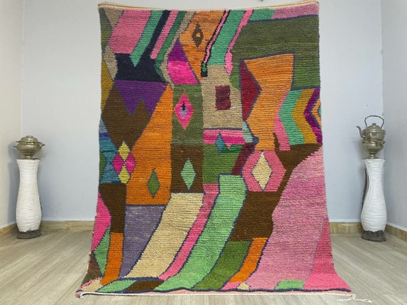 Custom Moroccan Rugs, Pink Rug, Morocco Area Rug, Living Room Rug, Moroccan Orange Rug, Berber Area Rugs