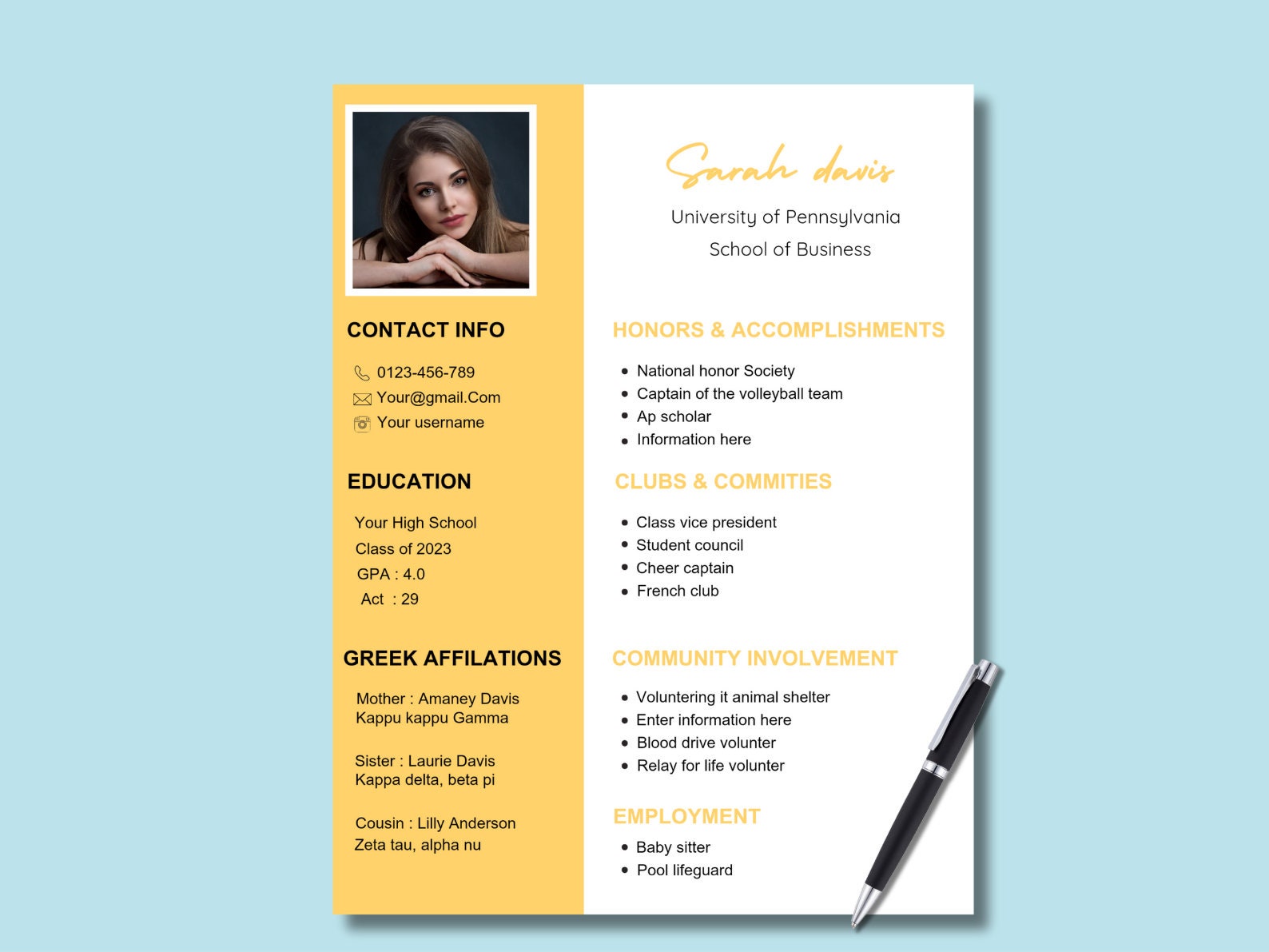 Combination Resume Template Word, Google Docs, Apple Pages Mac Functional  Resume, Skills Based Resume, Skills Resume, Hybrid Resume 