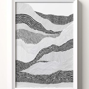 Movement of Land no. 18 / Digital Art Print image 3