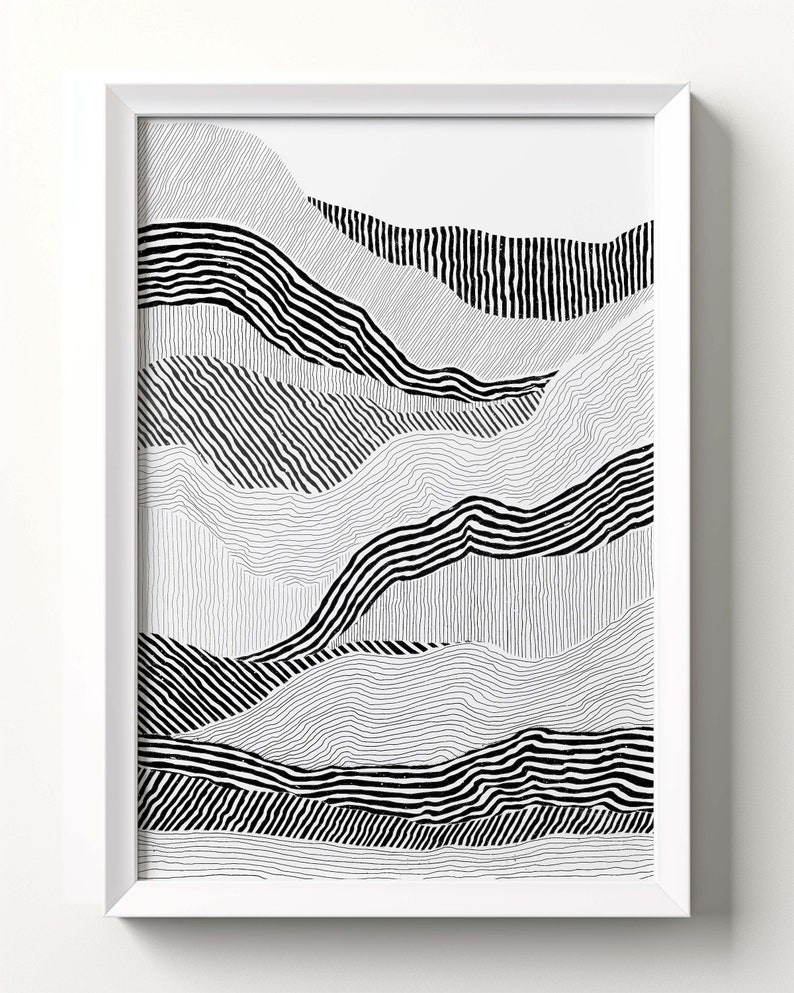 Movement of Land no. 18 / Digital Art Print image 3