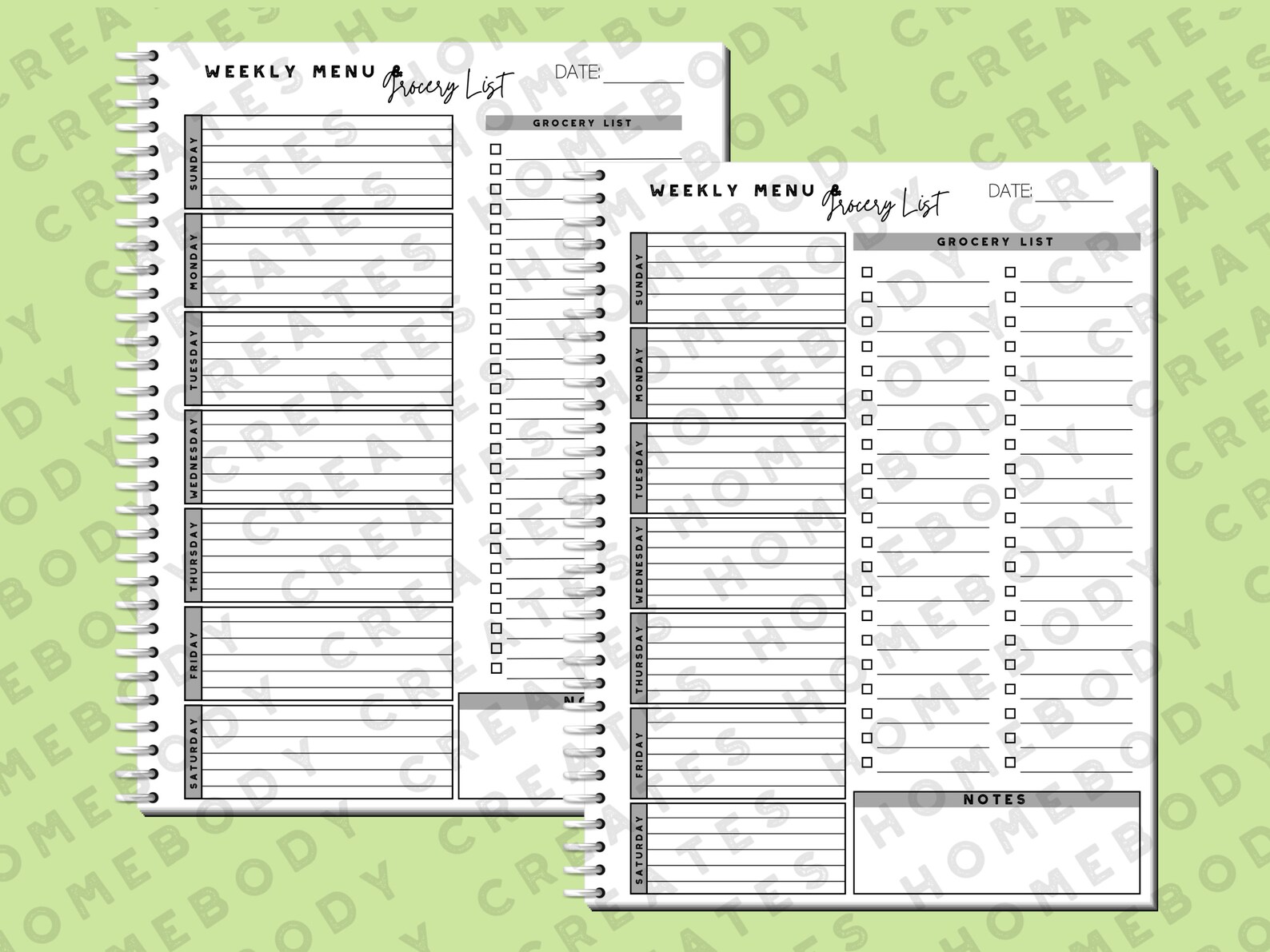 weekly-menu-grocery-list-planner-4-versions-menu-planner-notes