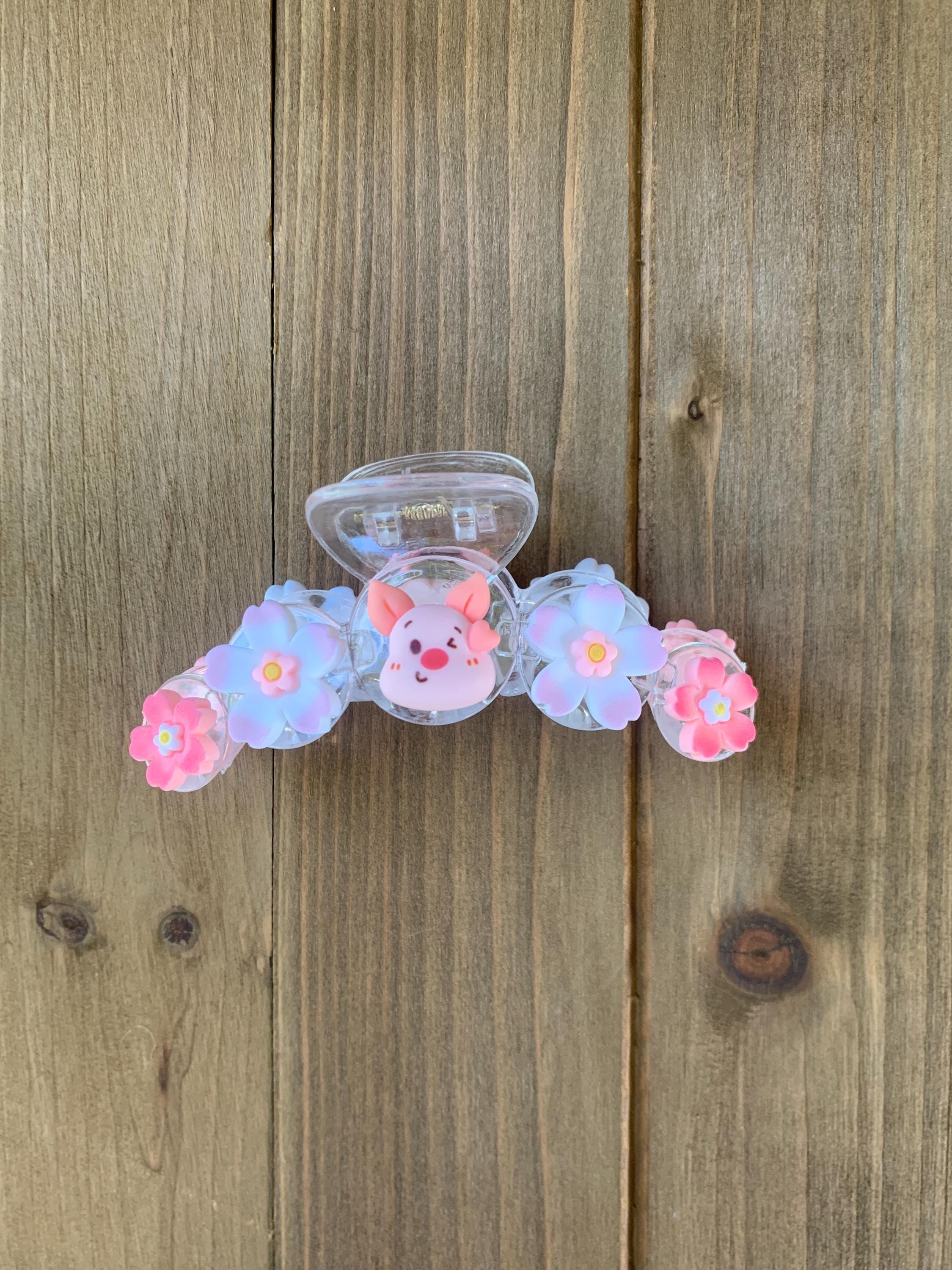 NEW Pink Pig Let Inspired Hair Claw Hair Clip Hair 