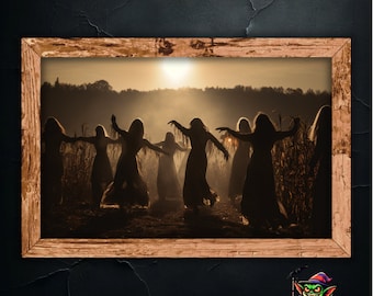 Witches Ritual - Witches Dancing Gothic Photo