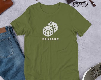 PIRADICE - Camiseta gráfica unisex 'Play on Words' - Vacaciones en Las Vegas - Regalo