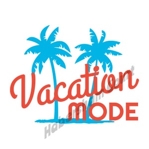 VACATION MODE Unisex Graphic Short Sleeve T-Shirt travel gift image 3