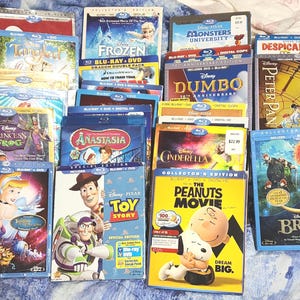 Animated movies on blu-ray/ DVD