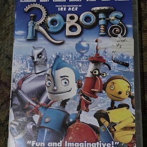 Películas animadas en Blu-ray/DVD Robots